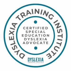 Dyslexia Training Institute Certified Special Education Dyslexia Advocate