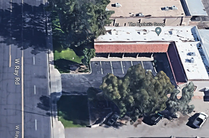 Google Maps Street View of The Dyslexic Group's Ray Road Office Location